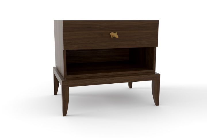 Pierre <span>1-drawer side table - open shelf</span>