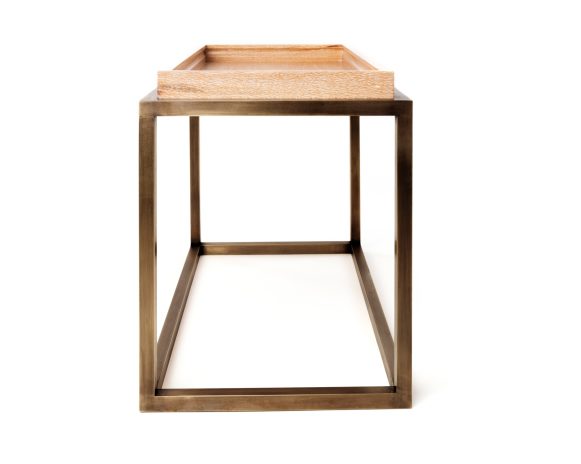 Evan <span>large side table with tray</span>